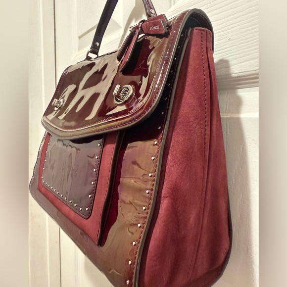 COACH POPPY EDITORIAL VICTORIA SATCHEL RARE LIMITED EDITION - Picture 3 of 16